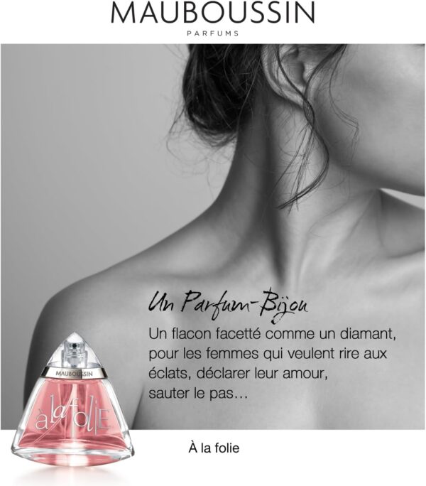 Mauboussin - A la Folie 100ml - Eau de Parfum Femme - Senteur Florale & Orientale – Image 3