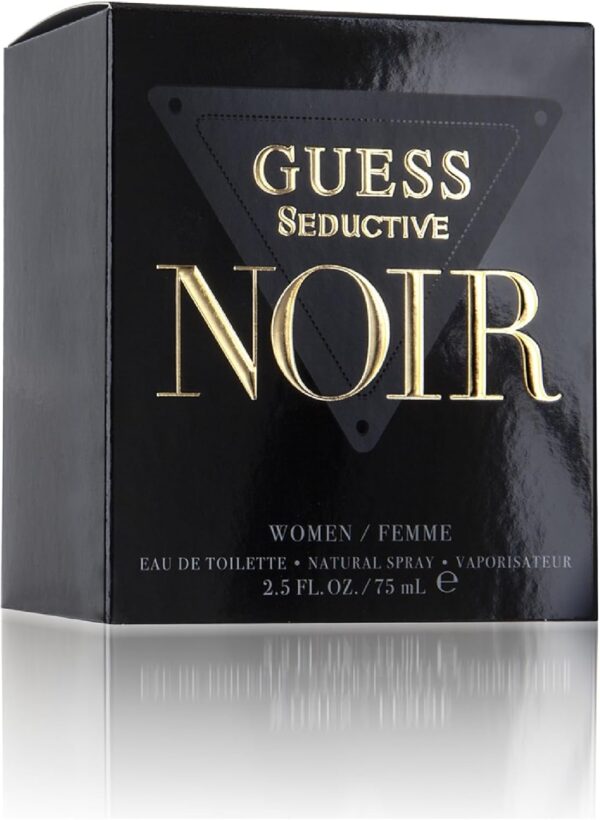 GUESS Seductive Noir, Eau de Toilette pour Femme, Parfum Floral, Parfum Sensuel Longue Durée, 75 ml – Image 6