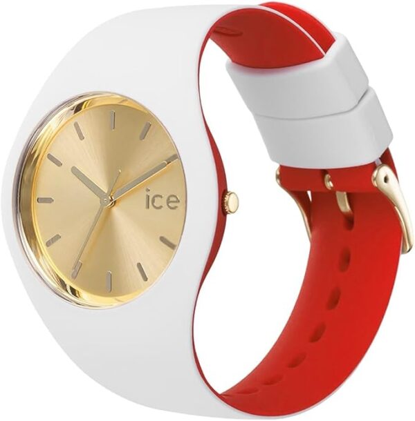 ICE-WATCH - Ice Loulou White Gold Chic - Montre Blanche pour Femme avec Bracelet en Plastique – Image 3