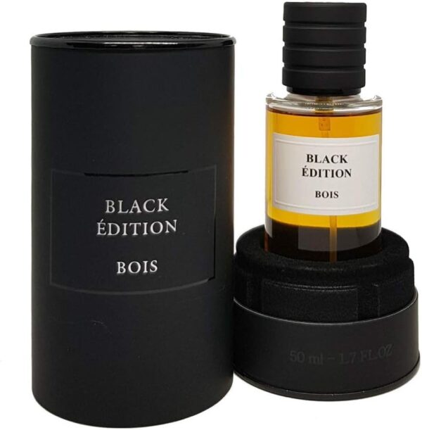 Parfum Collection Privée, Bois De BLACK EDITION, Boisé senteur d'Argent Homme/Femme, 50ml Parfum de Marque, Idée Cadeau Pas Chère,intense – Image 4