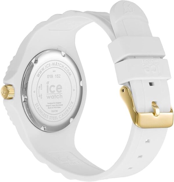 Ice-Watch - ICE generation White gold - Montre blanche pour femme avec bracelet en silicone - 019152 (Medium) – Image 3