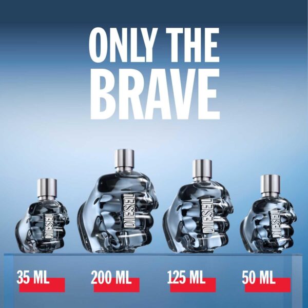 Diesel Only The Brave, Eau de Toilette pour Homme en Spray Vaporisateur, Parfum Frais, 125 ml – Image 2