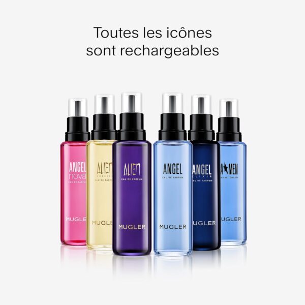 MUGLER A*MEN Eau de Toilette Rechargeable, Parfum pour Homme Boisé Oriental Gourmand, Parfum Masculin – Image 4