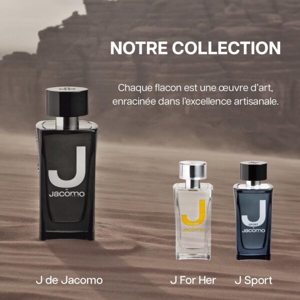 JACOMO - J De Jacomo - Eau De Toilette Homme - Parfum Homme Oriental Épicé Boisé - Poivre Noir, Chocolat & Patchouli - Spray Vaporisateur - Fabriqué En France - 100 ml – Image 6