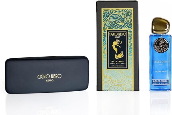 Eau de Parfum DOLCE CANTO (Chanson Douce) Cigno Nero Milano. Eau de parfum pour femme et homme 50 ml. Fragrance : FLEURIE - FRUITÉE - MARINE. Parfum de niche italien – Image 4