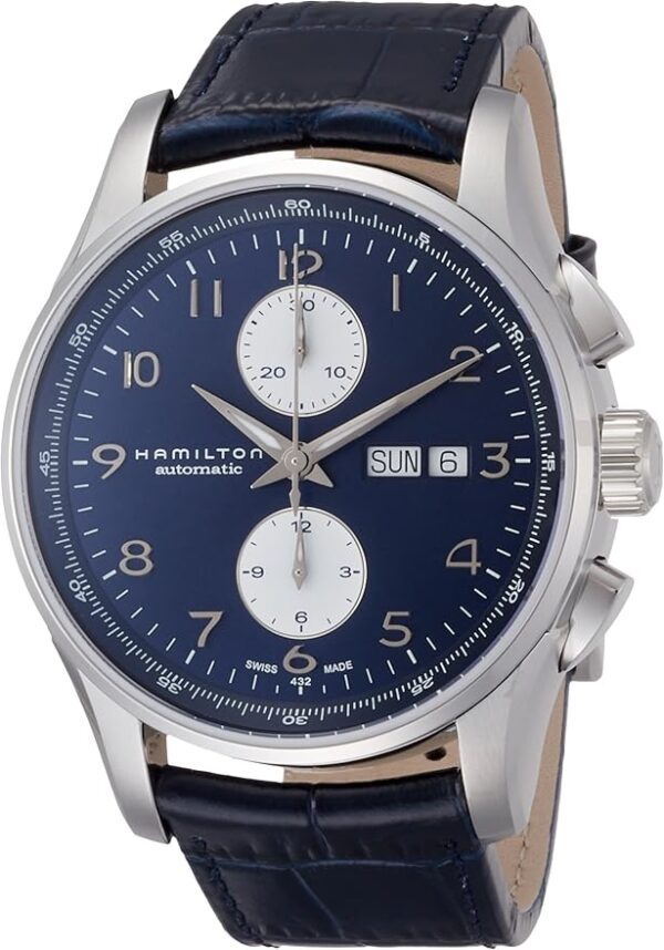 Hamilton - Hamilton American-Classic JAZZMASTER Maestro-AUTO-Chrono H32766643 - H32766643, bleu, Sangle – Image 5